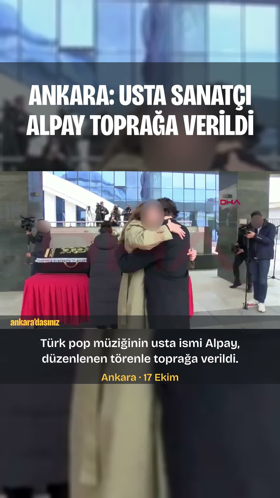 Ankara: Usta sanatçı Alpay toprağa verildi haberinin video kapağı